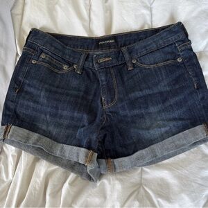 Banana Republic Women's Jean Shorts - Deep Indigo